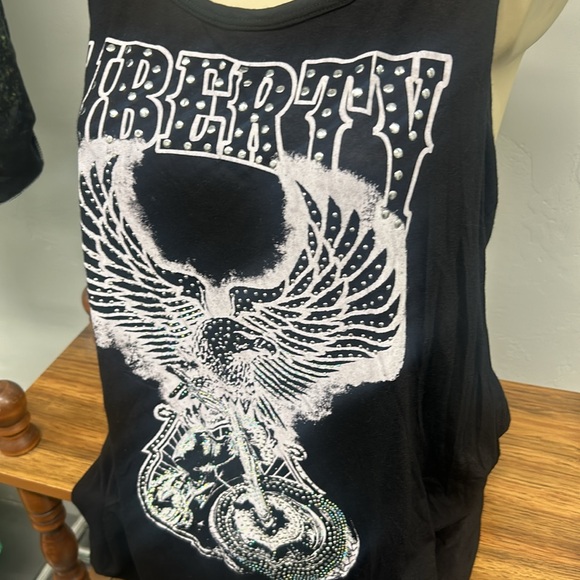 Liberty Biker Wear  Tank Top Plus 2 X Laughlin NWT - Picture 2 of 6